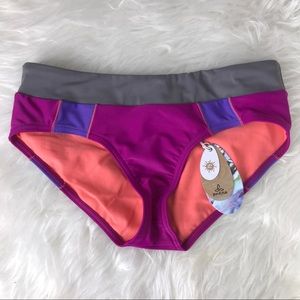 NWT PRANA Zuri Bikini Bottom Rich Fuchsia Size XSmall